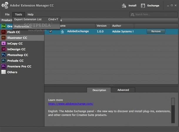 Adobe extension manager не видит photoshop