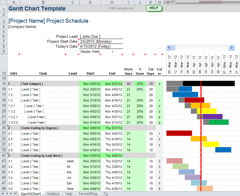 Gantt Chart L3 Software 1957