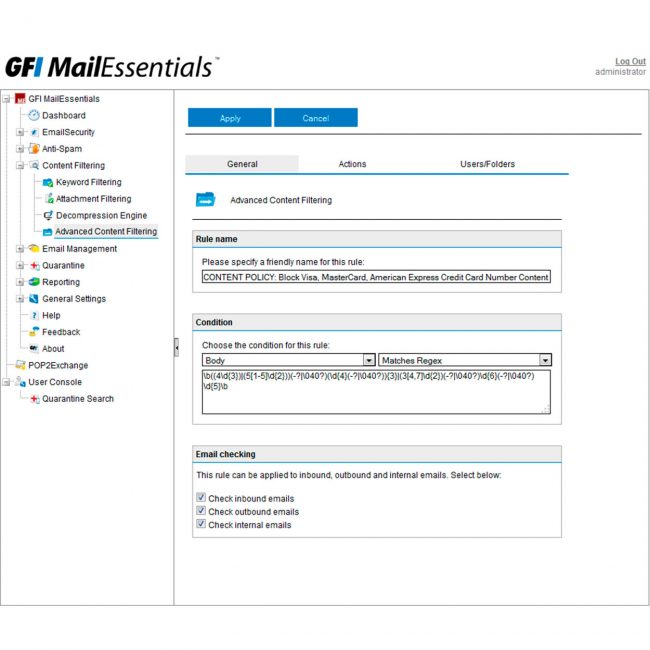 GFI MailEssentials AV Scan Engine